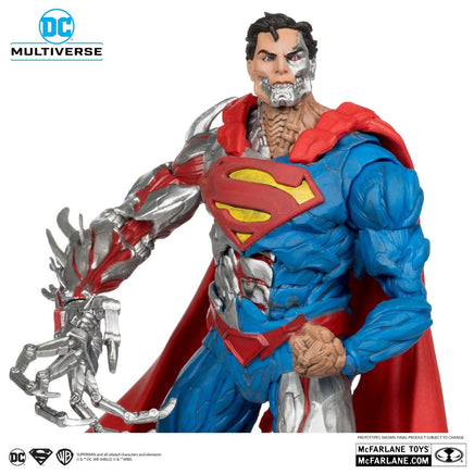 DC Multiverse Cyborg Superman (New 52) Platinum - Blue Unlimited Toys & Collectibles