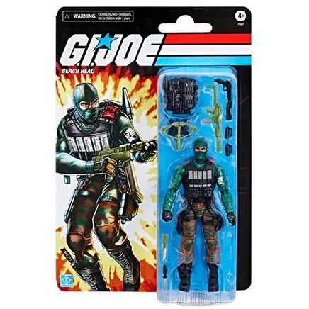 G.I. Joe Classified Series Retro Cardback Beach Head Action Figure - Blue Unlimited Toys & Collectibles