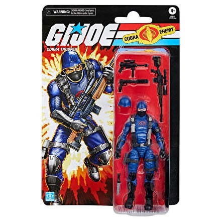 G.I. Joe Classified Series Retro Cardback Cobra Trooper - Blue Unlimited Toys & Collectibles