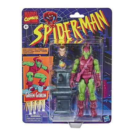 ***Pre - Order*** Spider - Man Marvel Legends Retro Collection Green Goblin - Blue Unlimited Toys & Collectibles