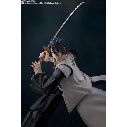 S.H.Figuarts Bleach: Thousand - Year Blood War Byakuya Kuchiki Action Figure - Blue Unlimited Toys & Collectibles