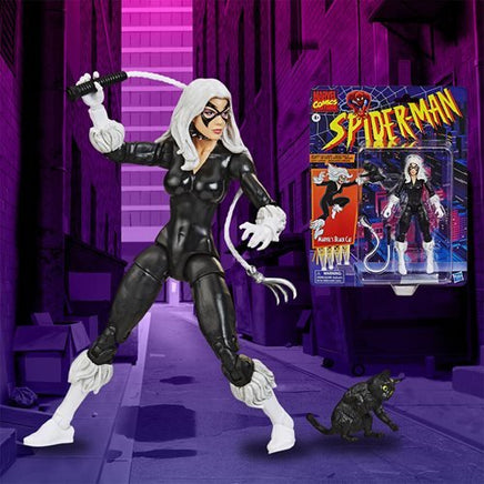 Marvel Legends Spider-Man Retro Black Cat Action Figure - Blue Unlimited Toys & Collectibles