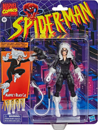 Marvel Legends Spider-Man Retro Black Cat Action Figure - Blue Unlimited Toys & Collectibles